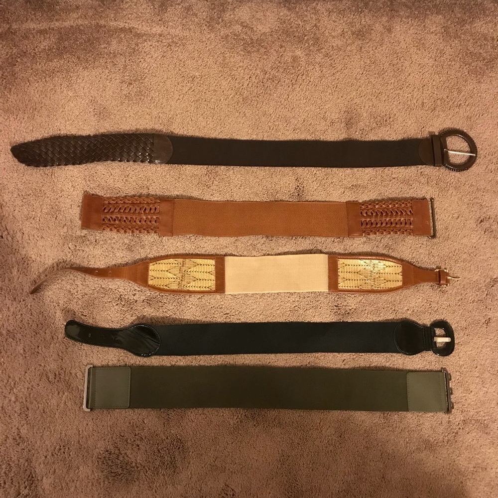 Belts with elastic **MUST BE GONE THIS WEEK**